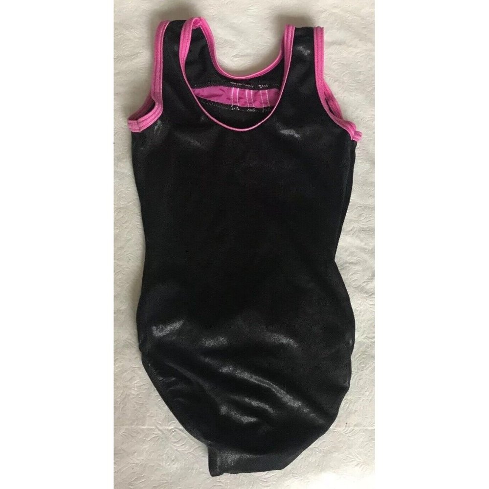 Adidas Multicolor Pink Leotard Unitard Gymnastics Dance Kids M/L - Picture 6 of 6